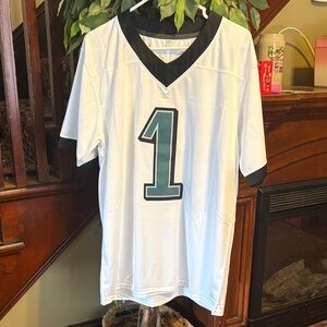 STITCHED “Hurts” white Philadelphia eagles jersey Unofficial